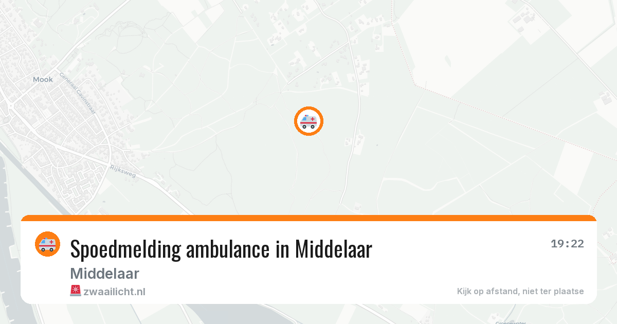 Spoedmelding ambulance in Middelaar — 16 jun 2026