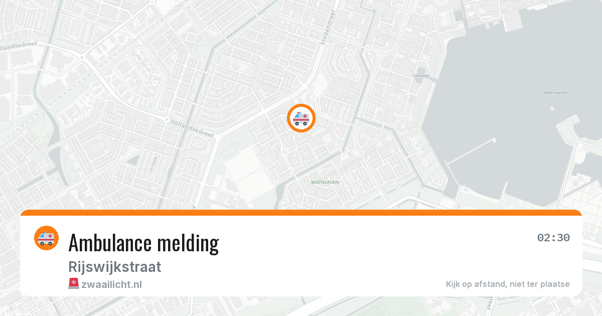 Ambulance melding — 4 jul 2026