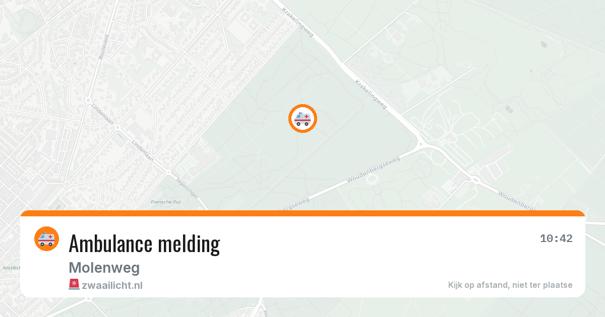 Ambulance melding — 7 apr 2026