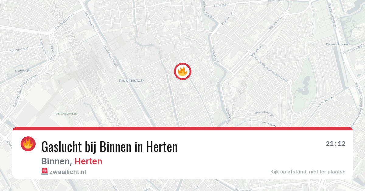 Gaslucht bij Binnen in Herten — 7 apr 2026
