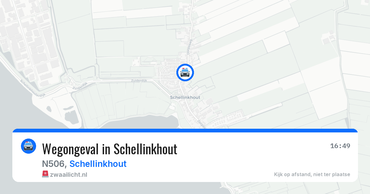 Wegongeval in Schellinkhout — 3 jun 2026