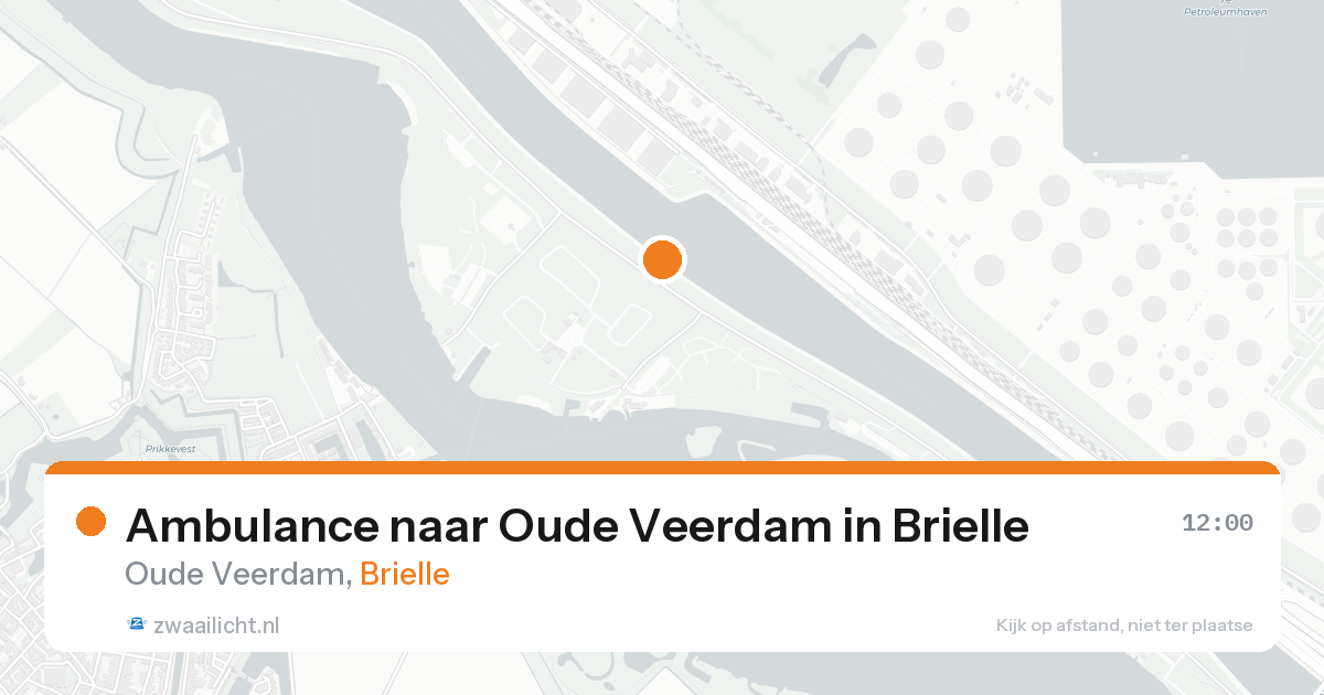 Ambulance naar Oude Veerdam in Brielle — 2 jul 2026