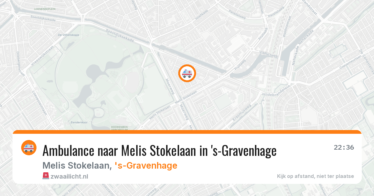 Ambulance naar Melis Stokelaan in 's-Gravenhage — 30 jul 2026