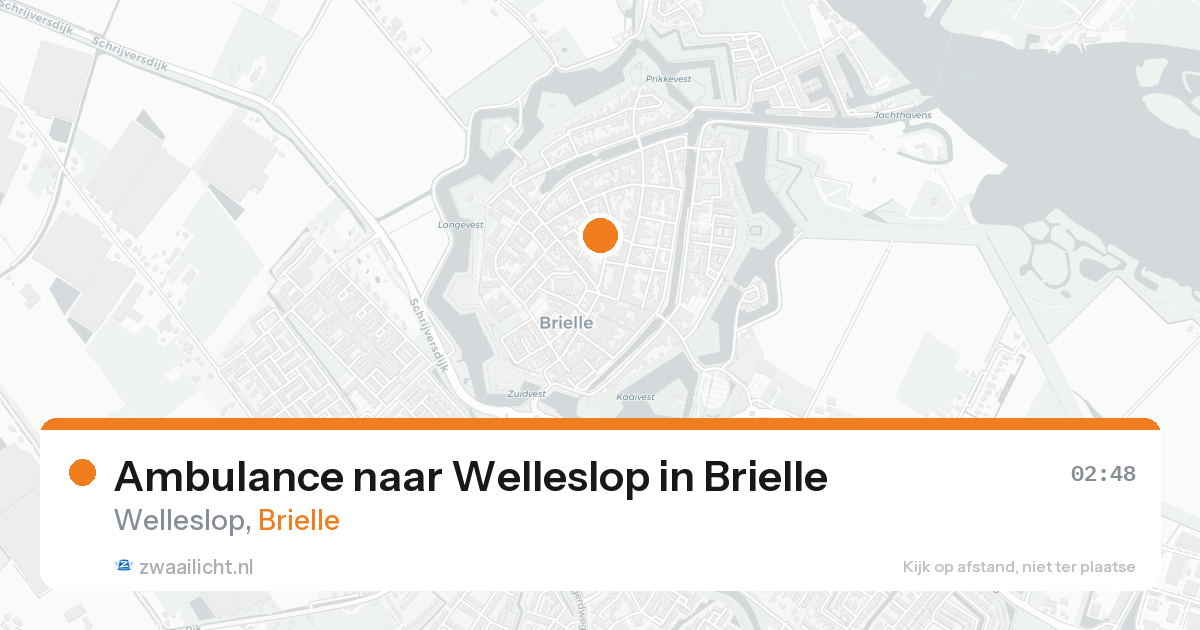 Ambulance naar Welleslop in Brielle — 23 aug 2026