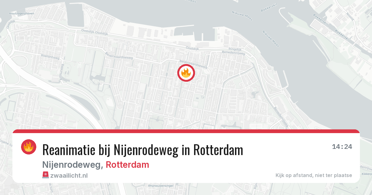 Reanimatie bij Nijenrodeweg in Rotterdam — 4 jun 2026