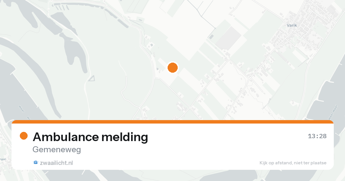 Ambulance melding — 31 jan 2026