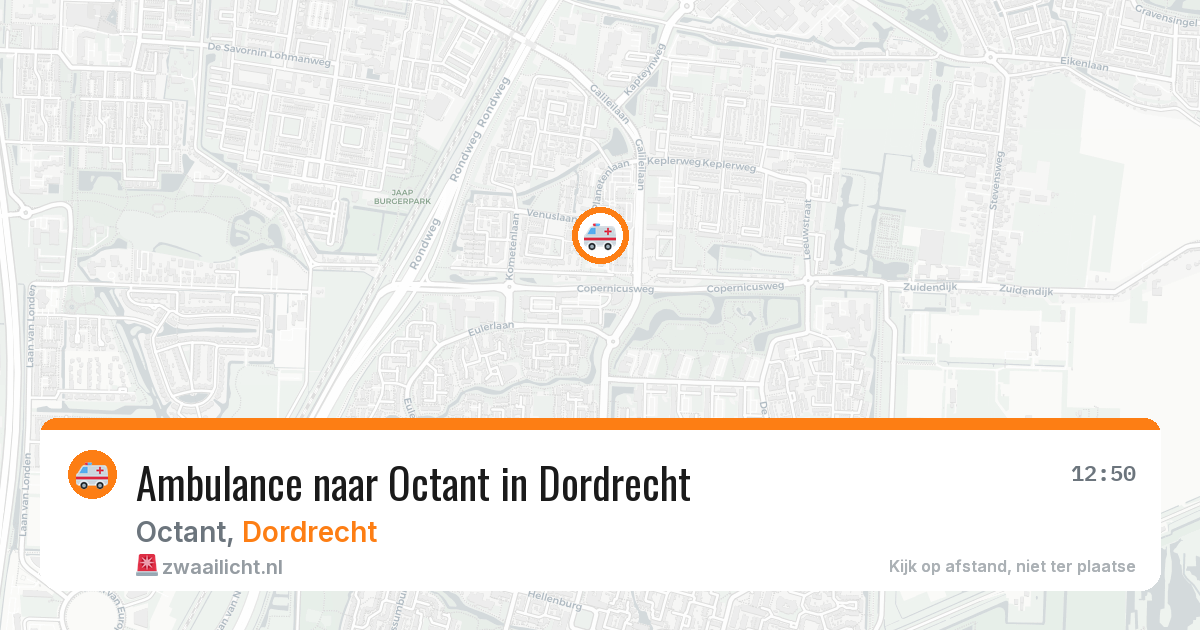 Ambulance naar Octant in Dordrecht — 5 mei 2026
