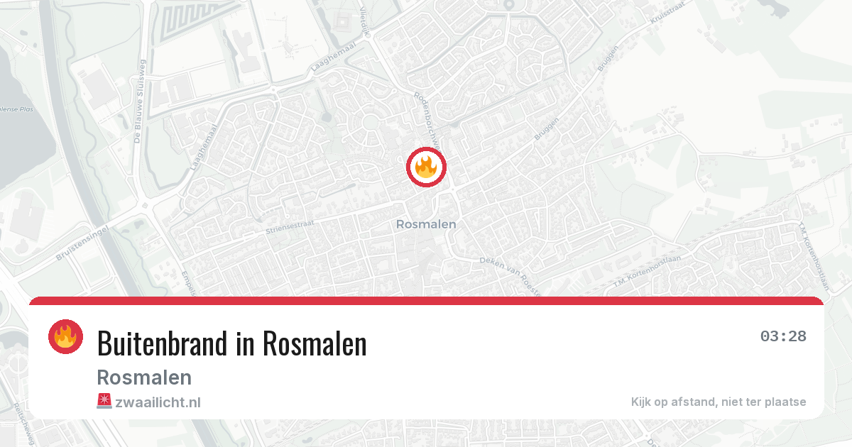 Buitenbrand in Rosmalen — 23 mei 2026