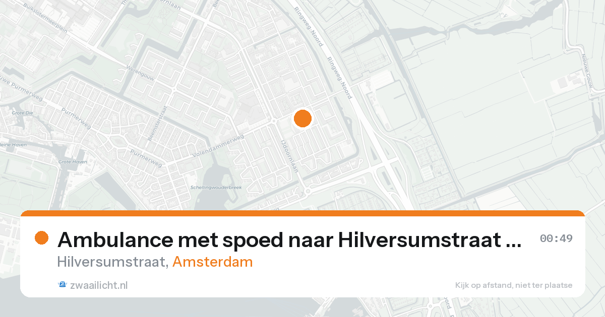 Ambulance met spoed naar Hilversumstraat in Amsterdam — 30 jan 2026