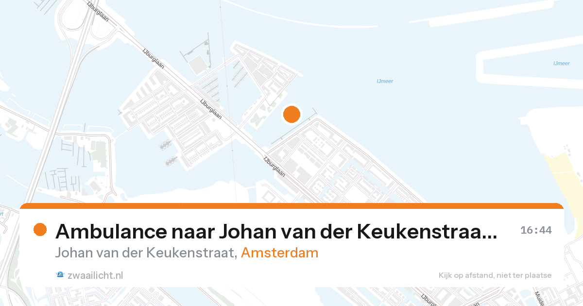 Ambulance naar Johan van der Keukenstraat in Amsterdam — 28 aug 2026