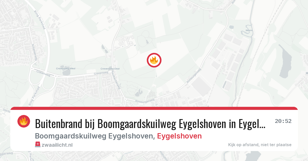 Buitenbrand bij Boomgaardskuilweg Eygelshoven in Eygelshoven — 4 jul 2026