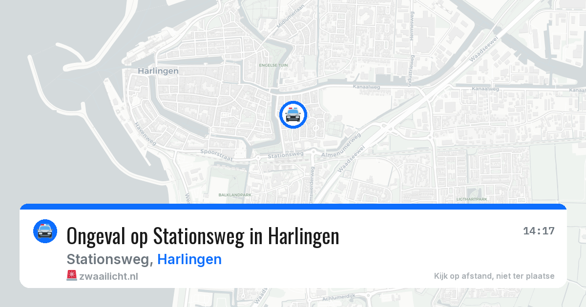 Ongeval op Stationsweg in Harlingen — 15 apr 2026