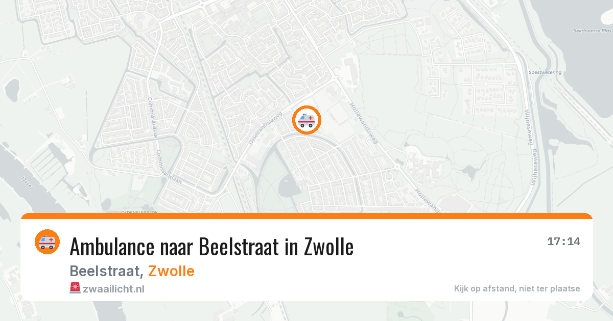 Ambulance naar Beelstraat in Zwolle — 13 mei 2026