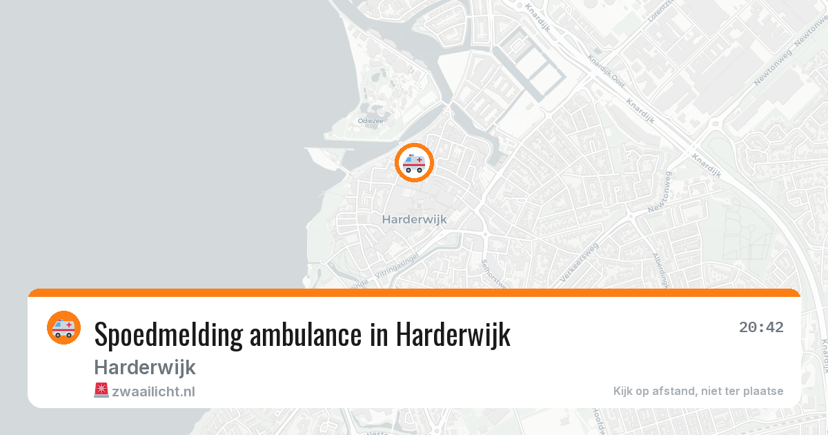 Spoedmelding ambulance in Harderwijk — 23 jun 2026