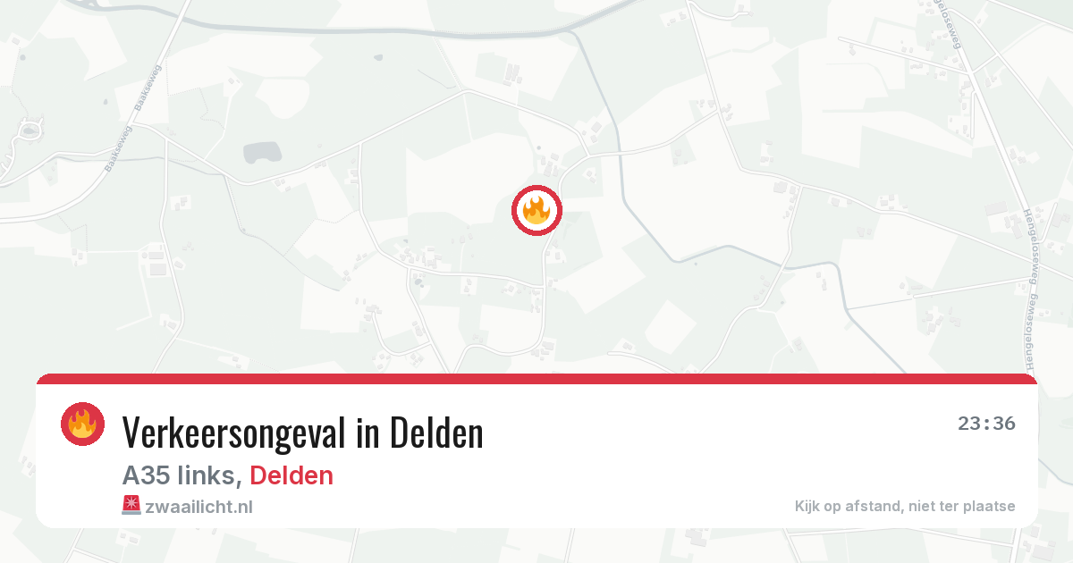 Verkeersongeval in Delden — 10 apr 2026