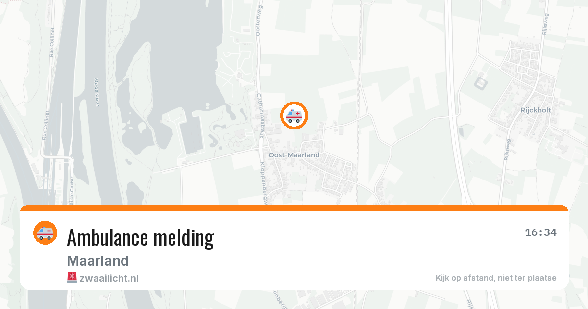 Ambulance melding — 29 jun 2026