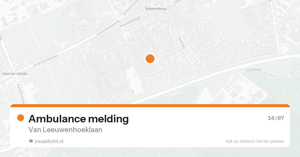 Ambulance melding — 30 jan 2026