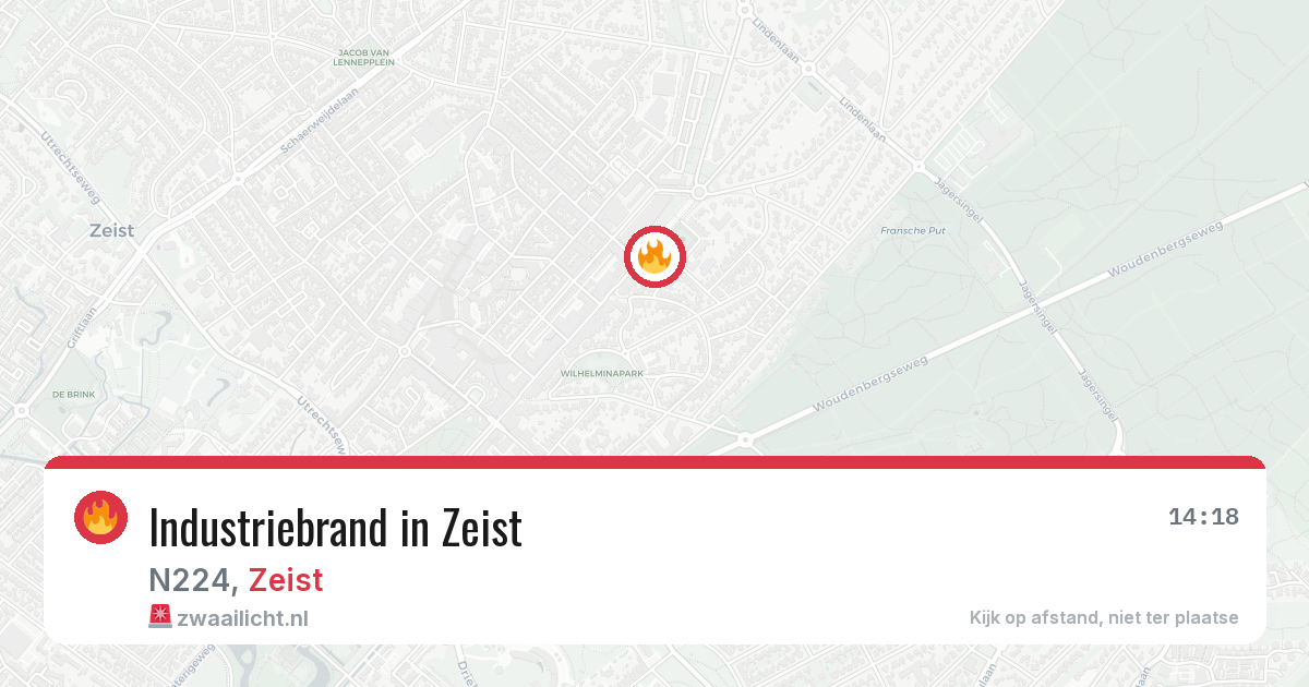 Industriebrand in Zeist — 21 mrt 2026