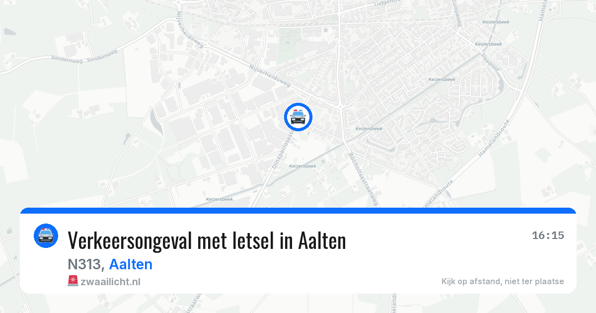 Verkeersongeval met letsel in Aalten — 18 mei 2026