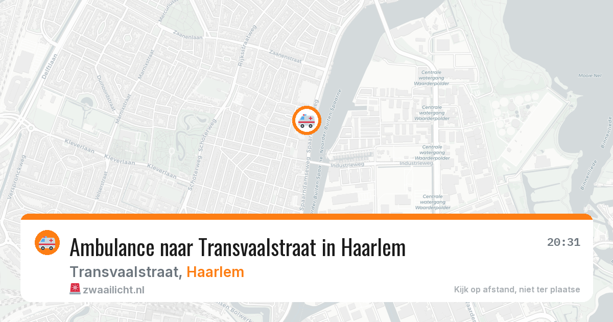 Ambulance naar Transvaalstraat in Haarlem — 3 jul 2026