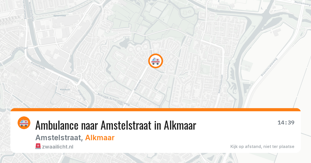 Ambulance naar Amstelstraat in Alkmaar — 2 jun 2026