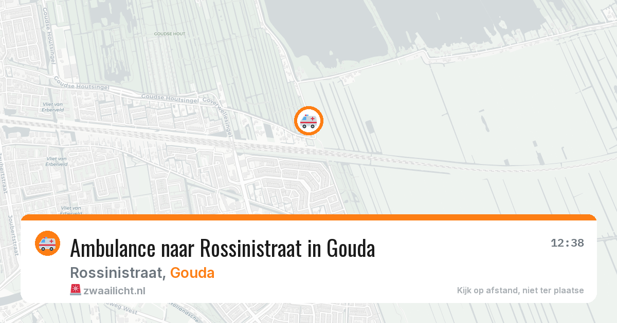 Ambulance naar Rossinistraat in Gouda — 27 apr 2026