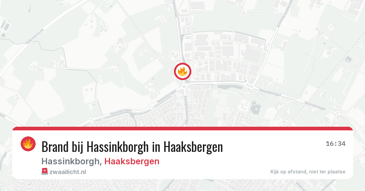 Brand bij Hassinkborgh in Haaksbergen — 2 jul 2026