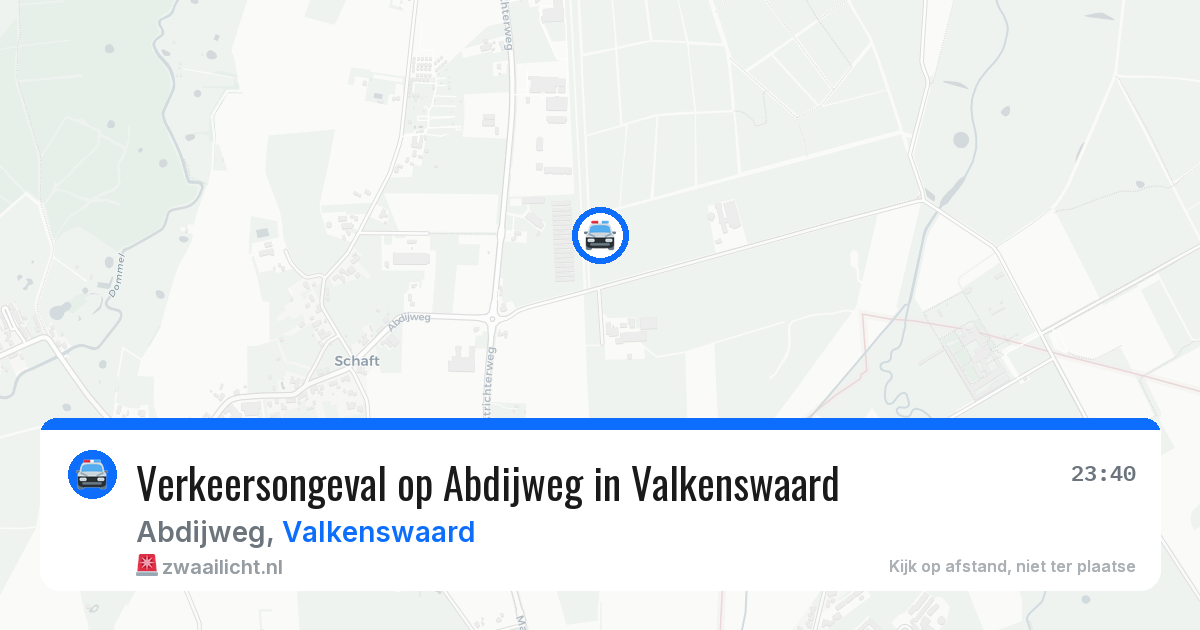 Verkeersongeval op Abdijweg in Valkenswaard — 9 mei 2026