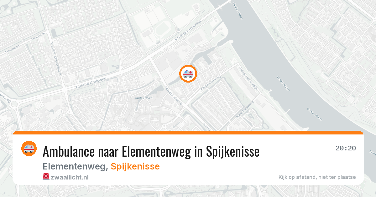Ambulance naar Elementenweg in Spijkenisse — 25 jul 2026