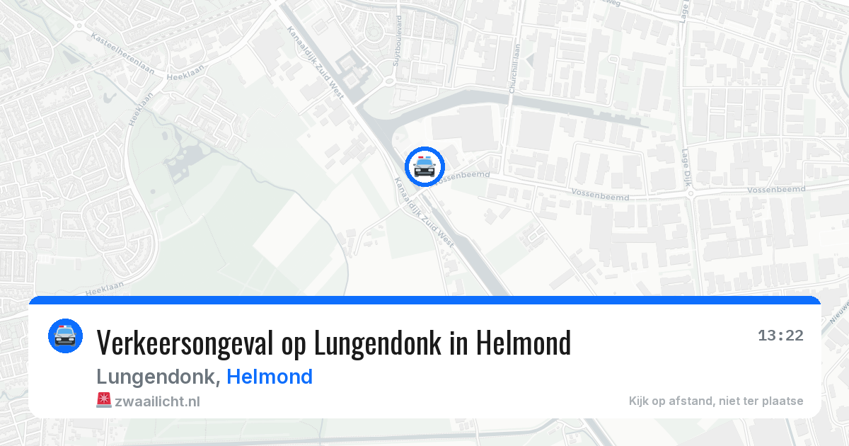 Verkeersongeval op Lungendonk in Helmond — 24 jun 2026