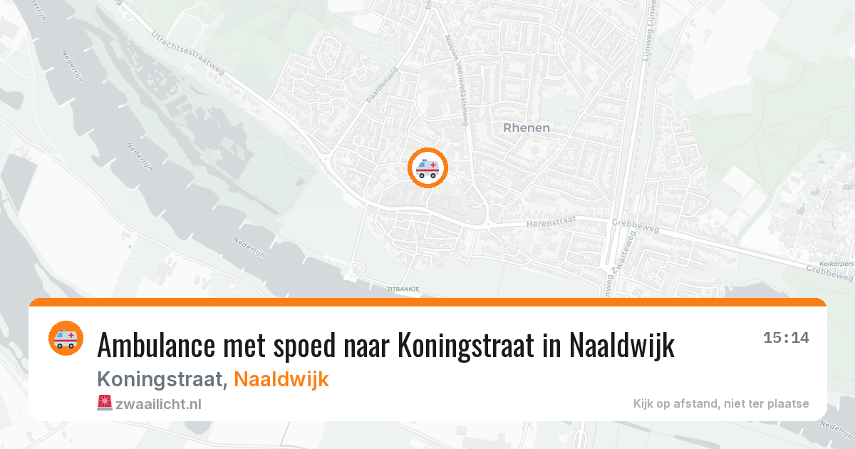 Ambulance met spoed naar Koningstraat in Naaldwijk — 17 jan 2026