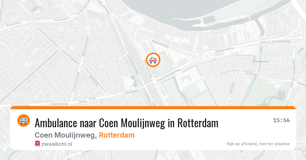 Ambulance naar Coen Moulijnweg in Rotterdam — 7 apr 2026