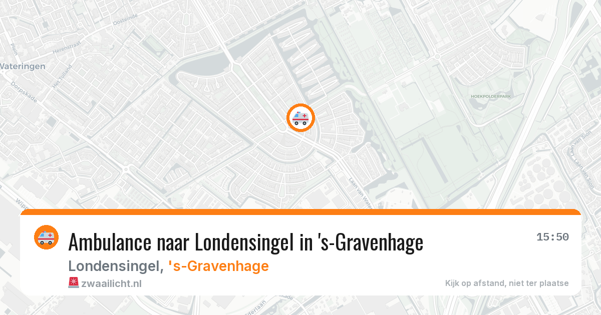 Ambulance naar Londensingel in 's-Gravenhage — 26 jun 2026