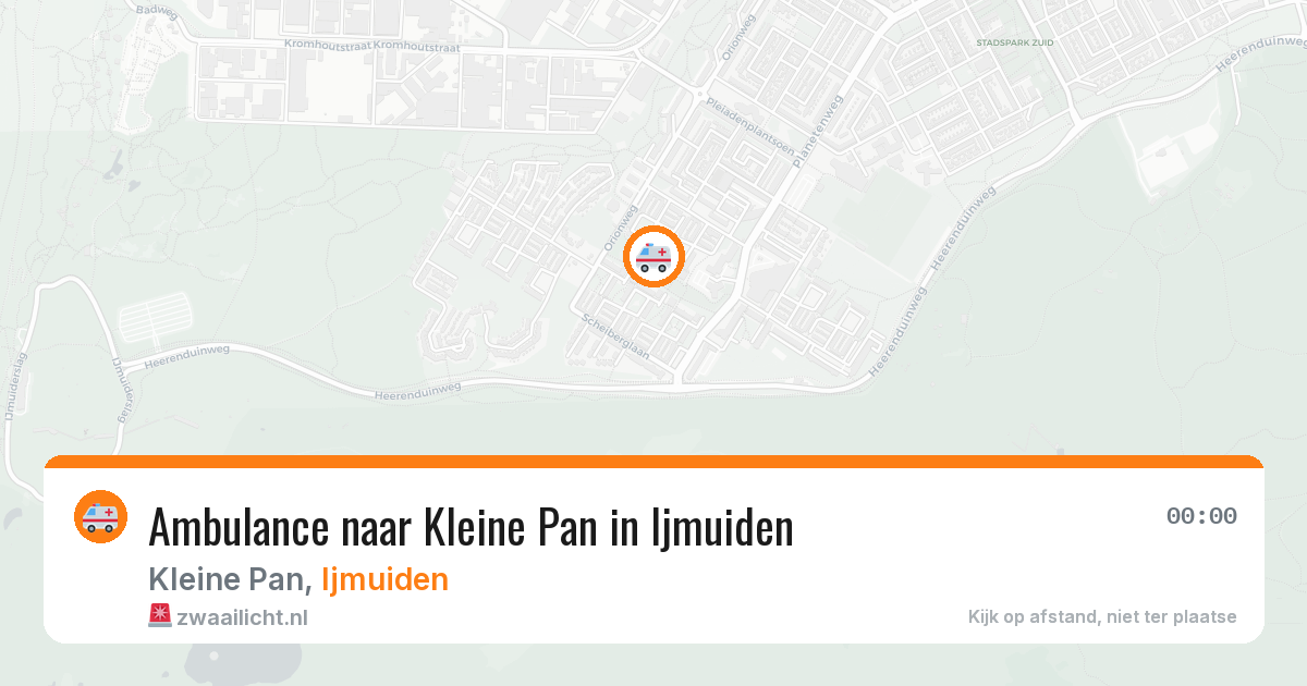 Ambulance naar Kleine Pan in Ijmuiden — 9 jul 2026