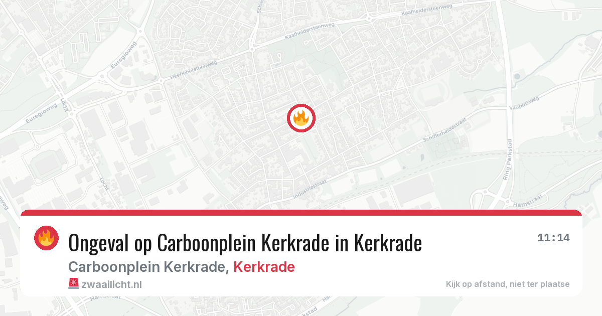 Ongeval op Carboonplein Kerkrade in Kerkrade — 9 jun 2026