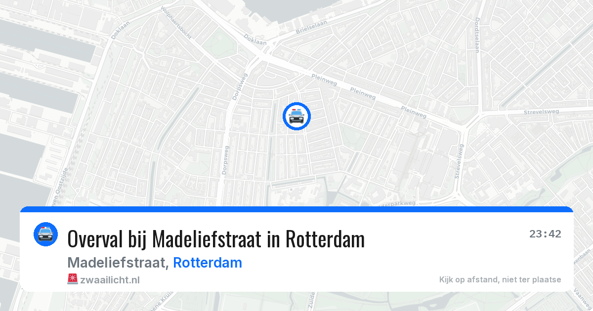 Overval bij Madeliefstraat in Rotterdam — 15 jul 2026