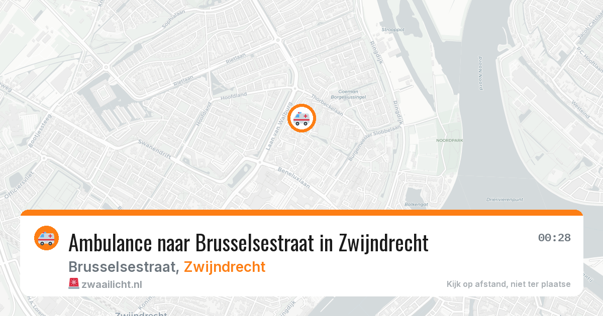 Ambulance naar Brusselsestraat in Zwijndrecht — 9 jul 2026