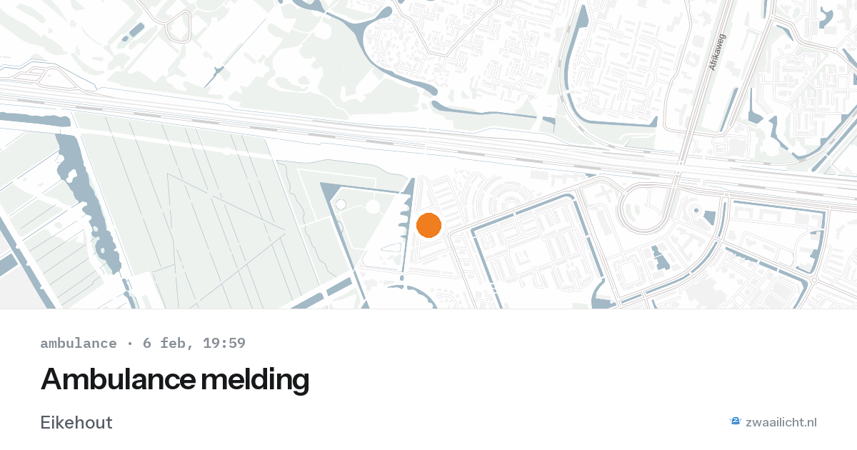 Ambulance melding — 6 feb 2026
