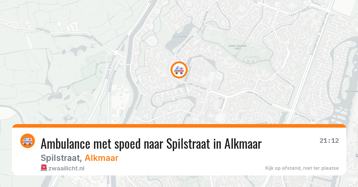 Ambulance met spoed naar Spilstraat in Alkmaar — 12 feb 2026
