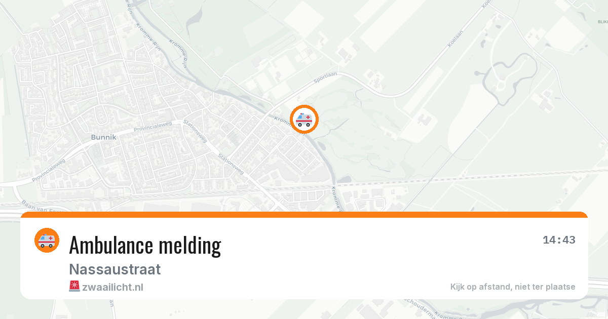 Ambulance melding — 30 jan 2026