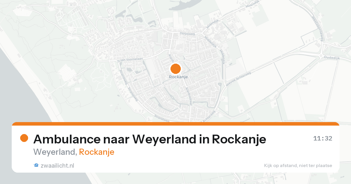Ambulance naar Weyerland in Rockanje — 7 feb 2026