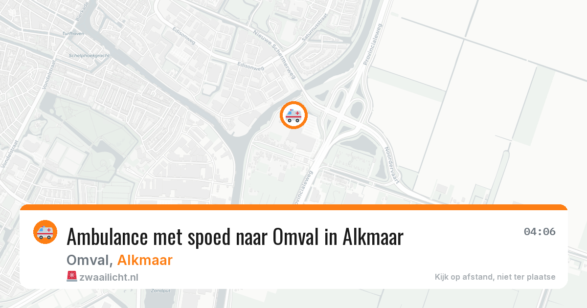 Ambulance met spoed naar Omval in Alkmaar — 30 jan 2026