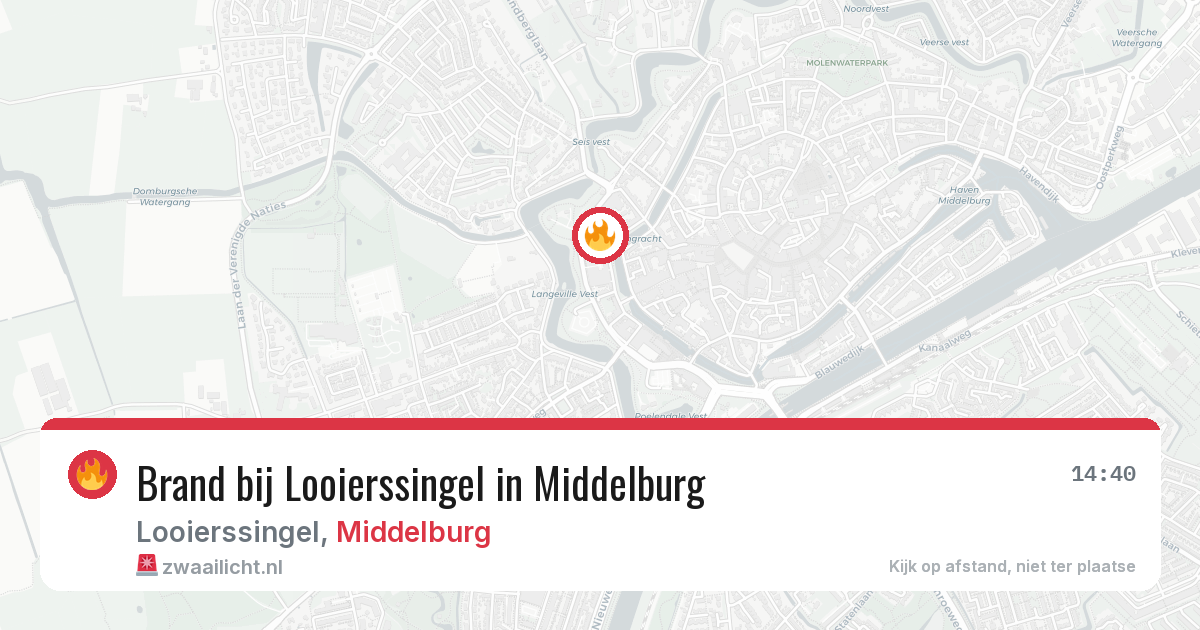 Brand bij Looierssingel in Middelburg — 26 feb 2026