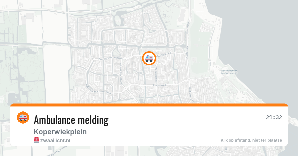 Ambulance melding — 1 apr 2026