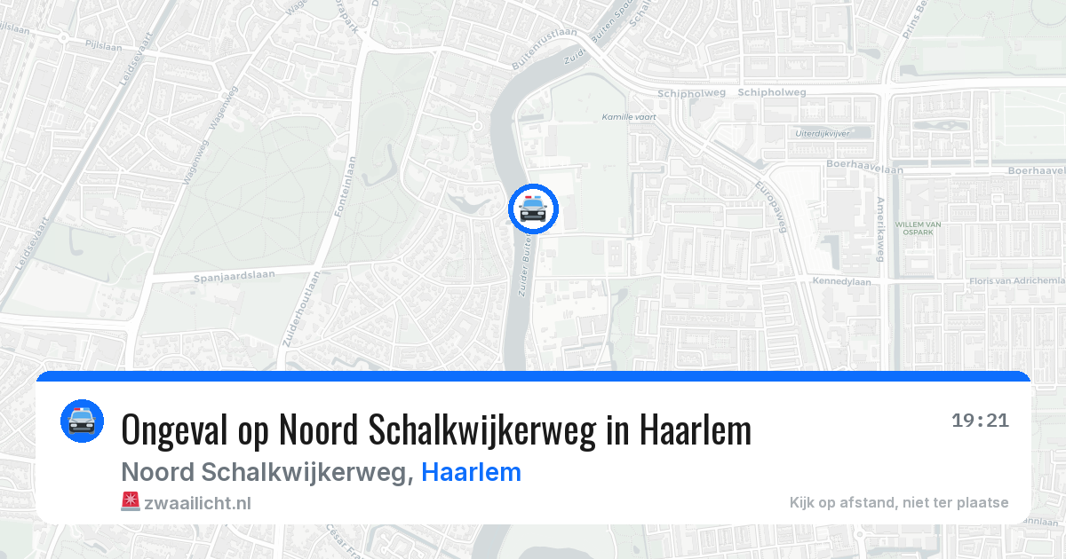 Ongeval op Noord Schalkwijkerweg in Haarlem — 9 apr 2026