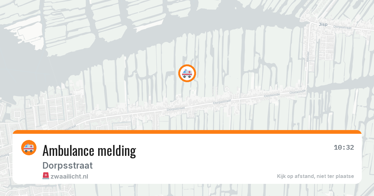 Ambulance melding — 29 jan 2026