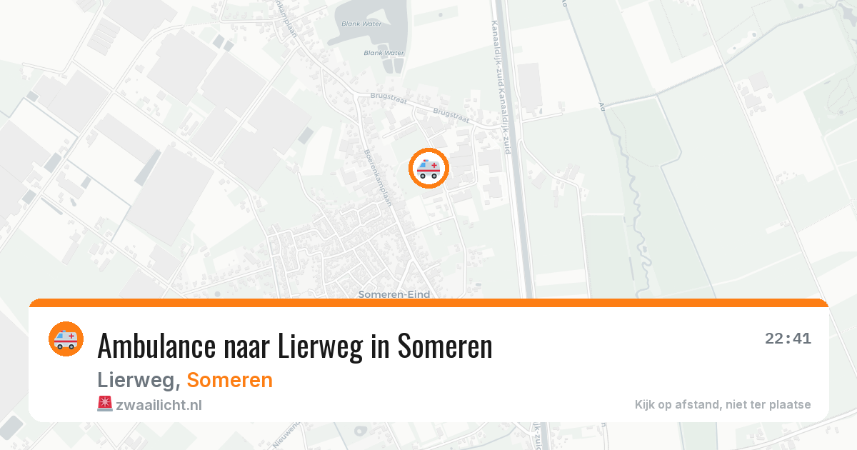 Ambulance naar Lierweg in Someren — 12 aug 2026