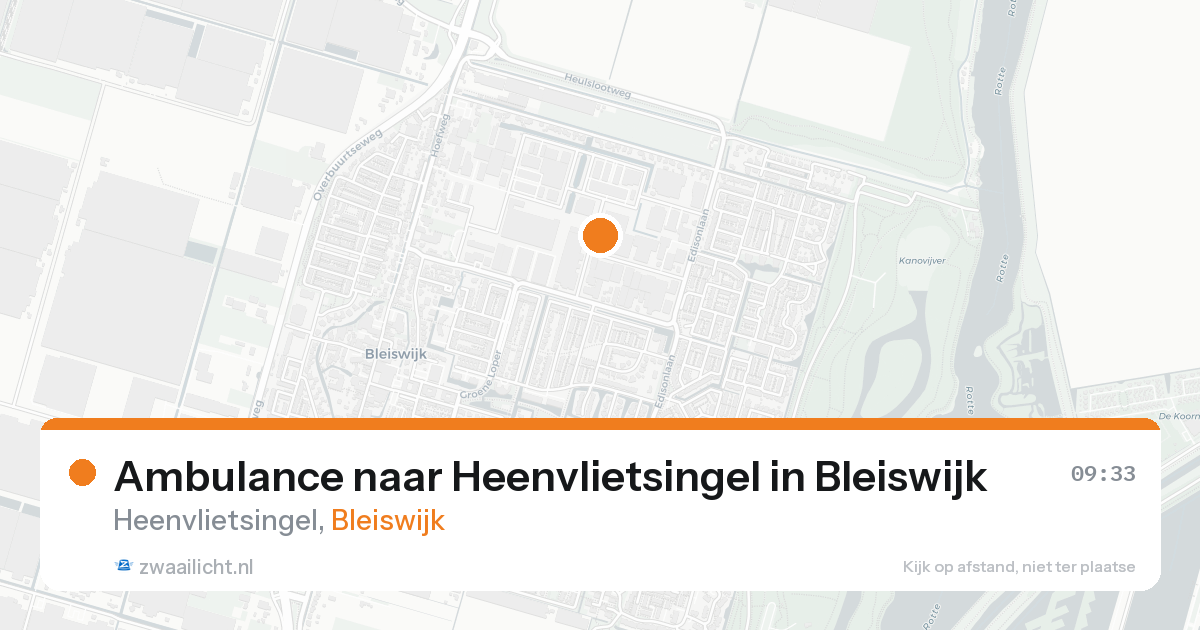 Ambulance naar Heenvlietsingel in Bleiswijk — 7 feb 2026