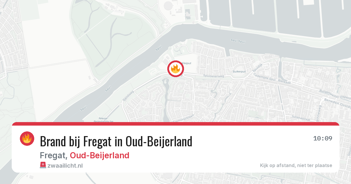 Brand bij Fregat in Oud-Beijerland — 9 feb 2026