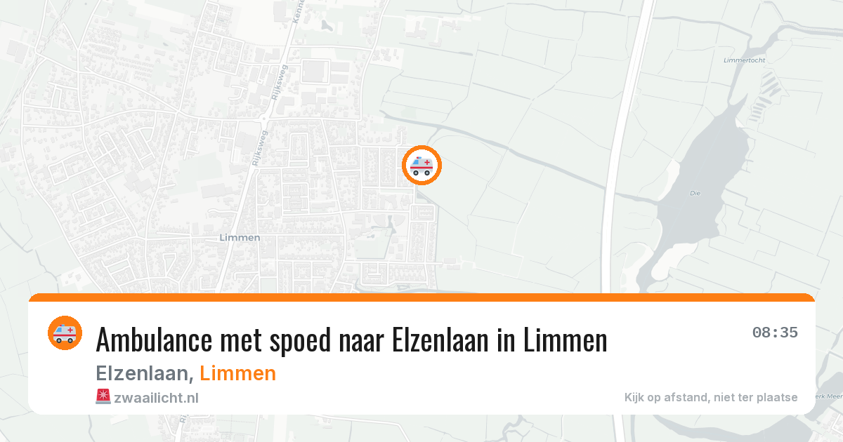 Ambulance met spoed naar Elzenlaan in Limmen — 29 jan 2026